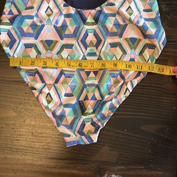 La Blanca Navy Blue Reversible Riviera Bandeau One Piece Swimsuit - Picture 12 of 12